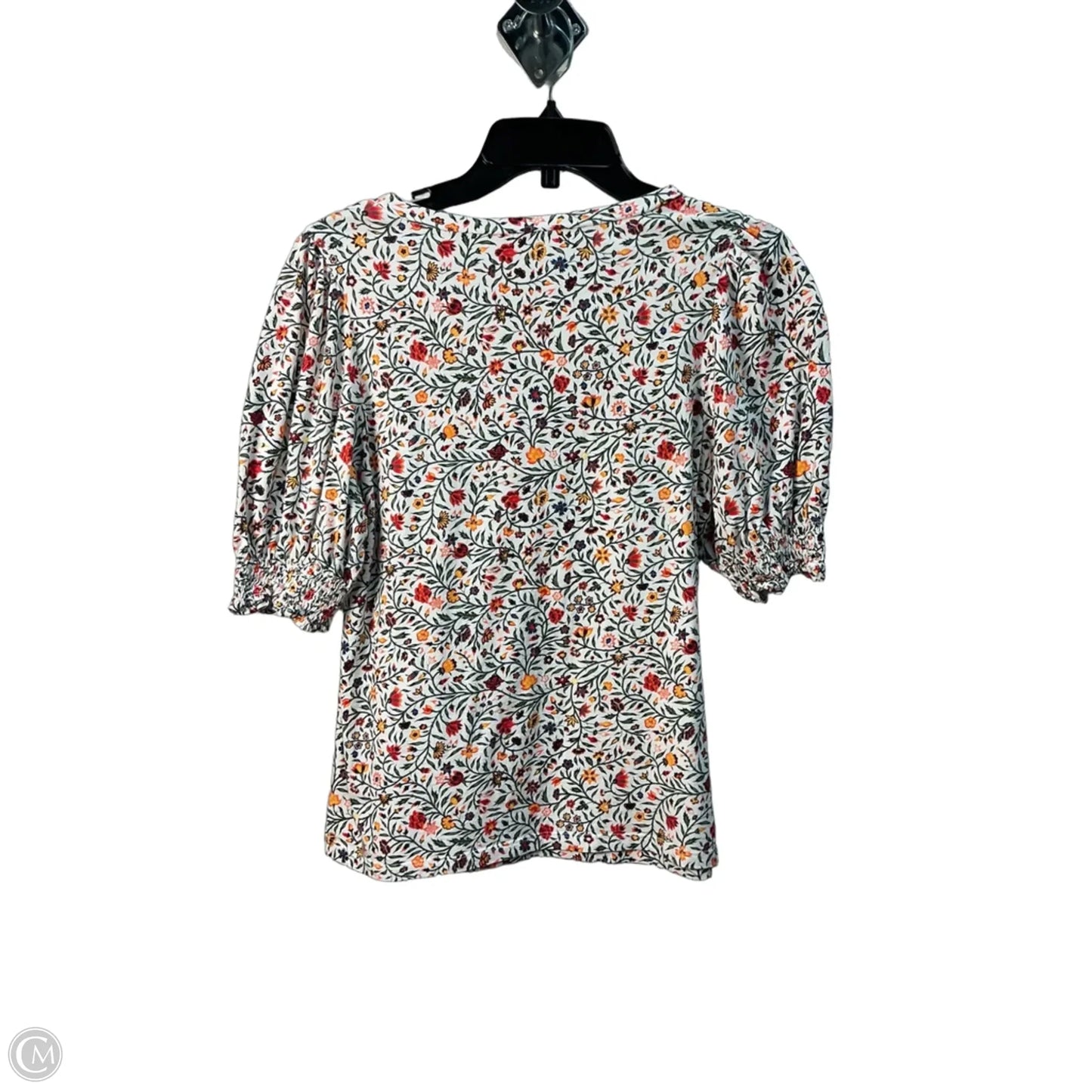 Top Short Sleeve By Ann Taylor In Green, Size: S