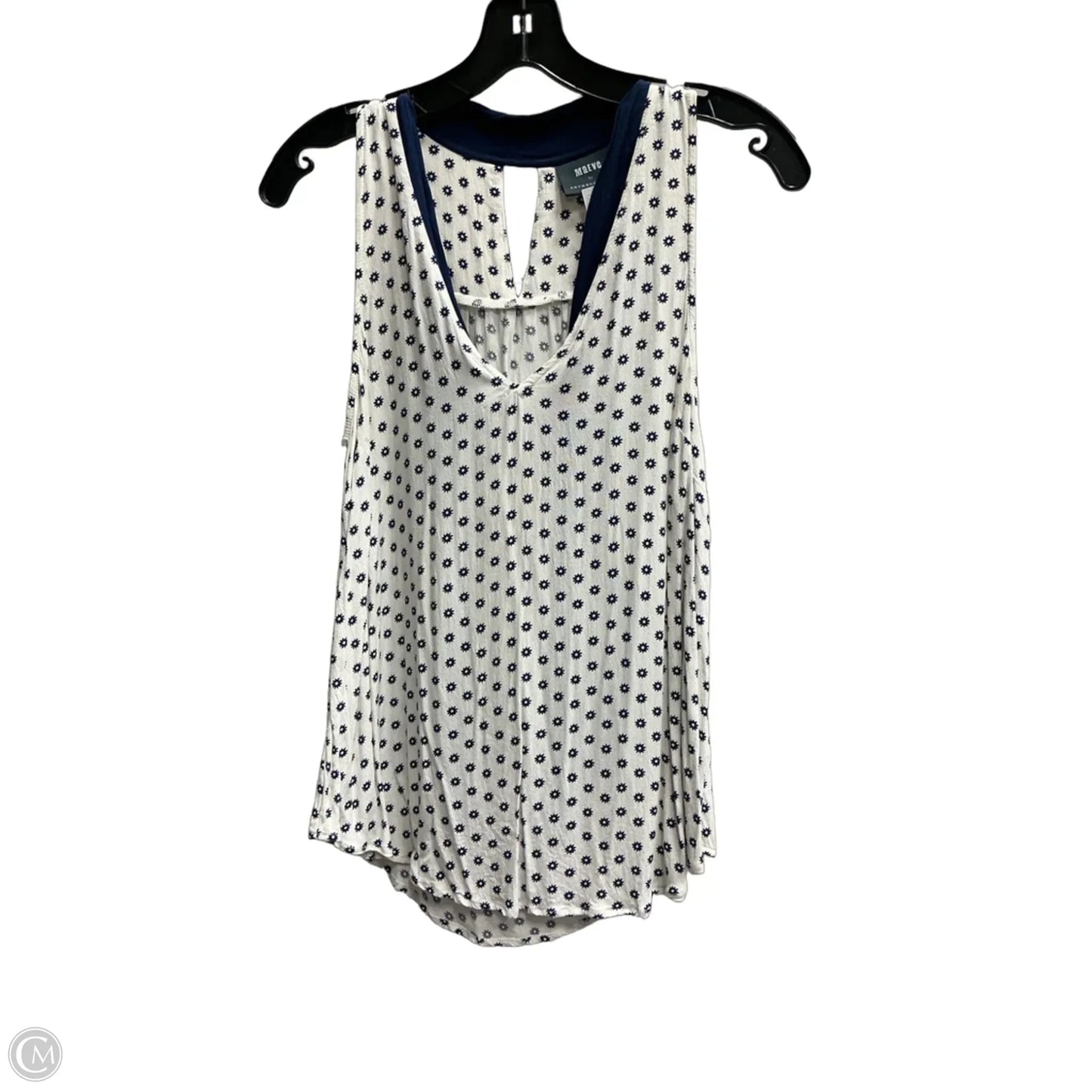 Top Sleeveless By Maeve In Beige, Size: 6