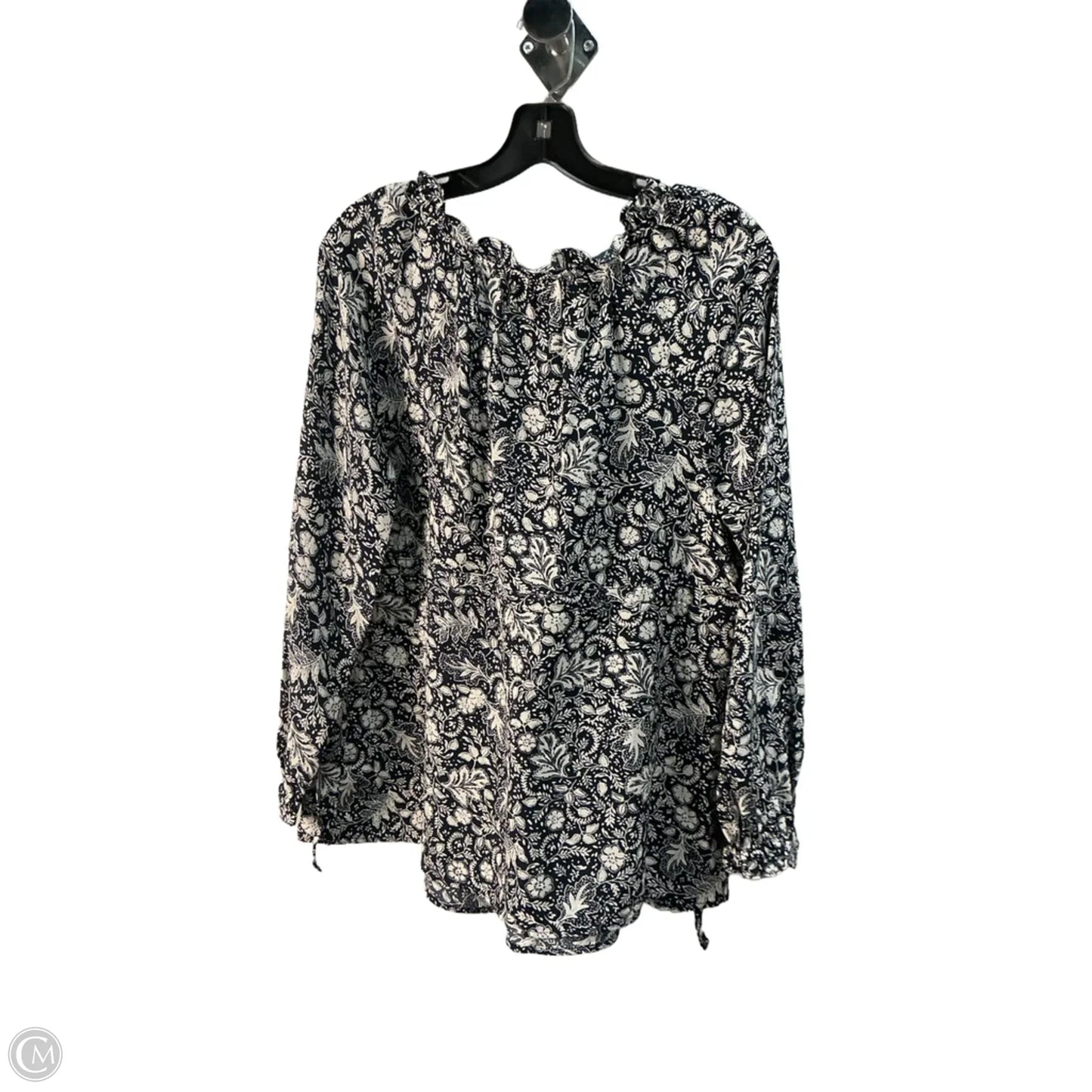Top 2pc 3/4 Sleeve By Ingrid & Isabel In Blue, Size: M