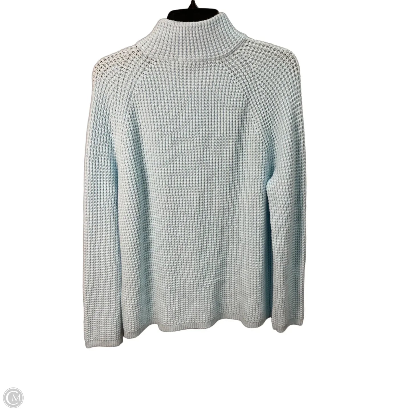 Sweatshirt Collar By Ann Taylor In Aqua, Size: M
