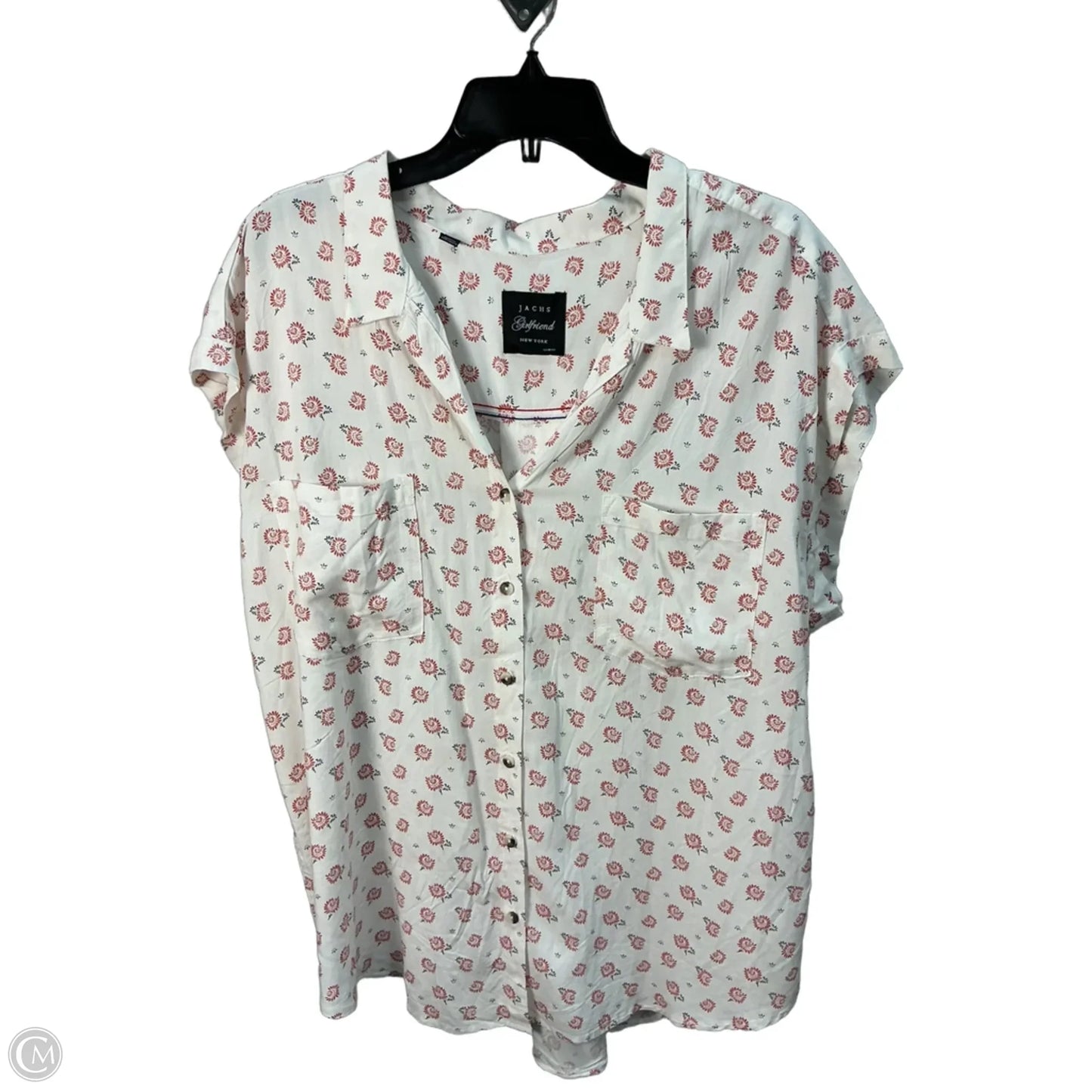 Top Sleeveless By Jachs Girlfirend In White, Size: 18