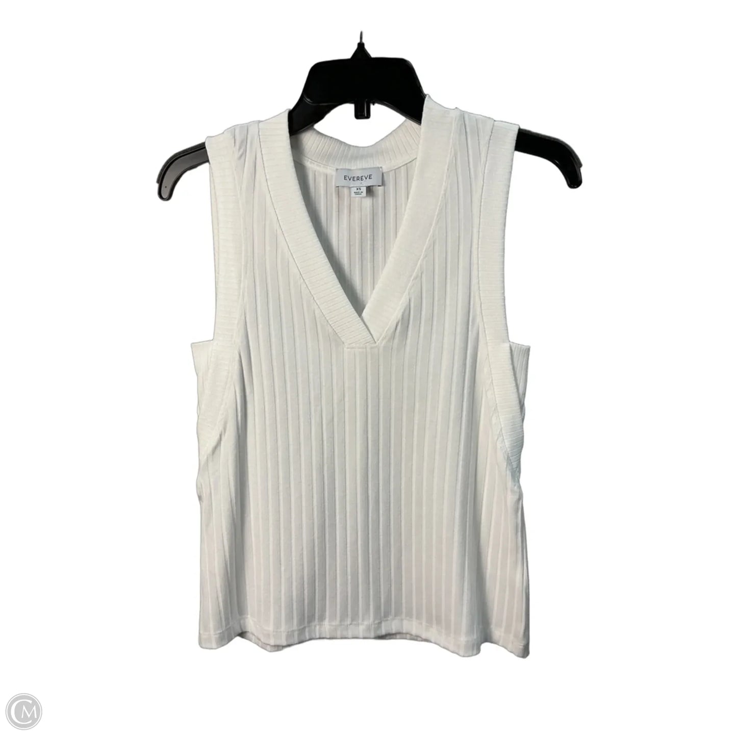 Top Sleeveless By Evereve In White, Size: Xs
