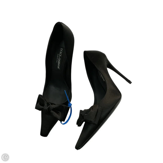 Shoes Luxury Designer By Dolce And Gabbana In Black, Size: 11