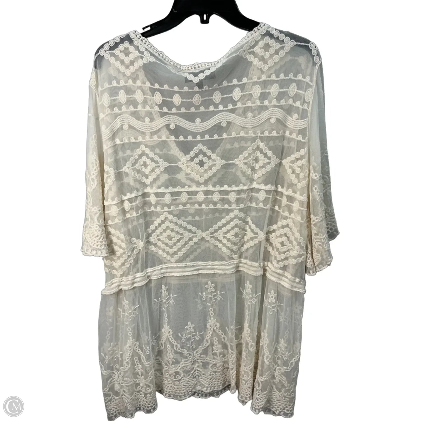 Swimwear Cover-up By Lane Bryant In Cream, Size: 26