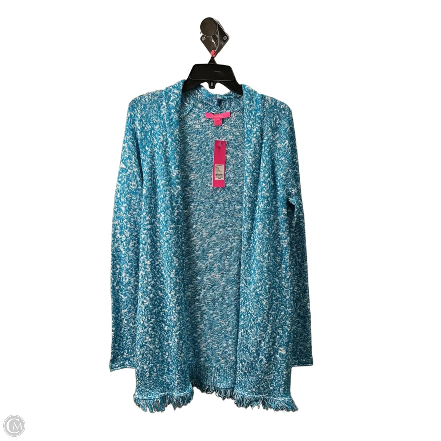 Sweater Cardigan Designer By Lilly Pulitzer In Blue, Size: S