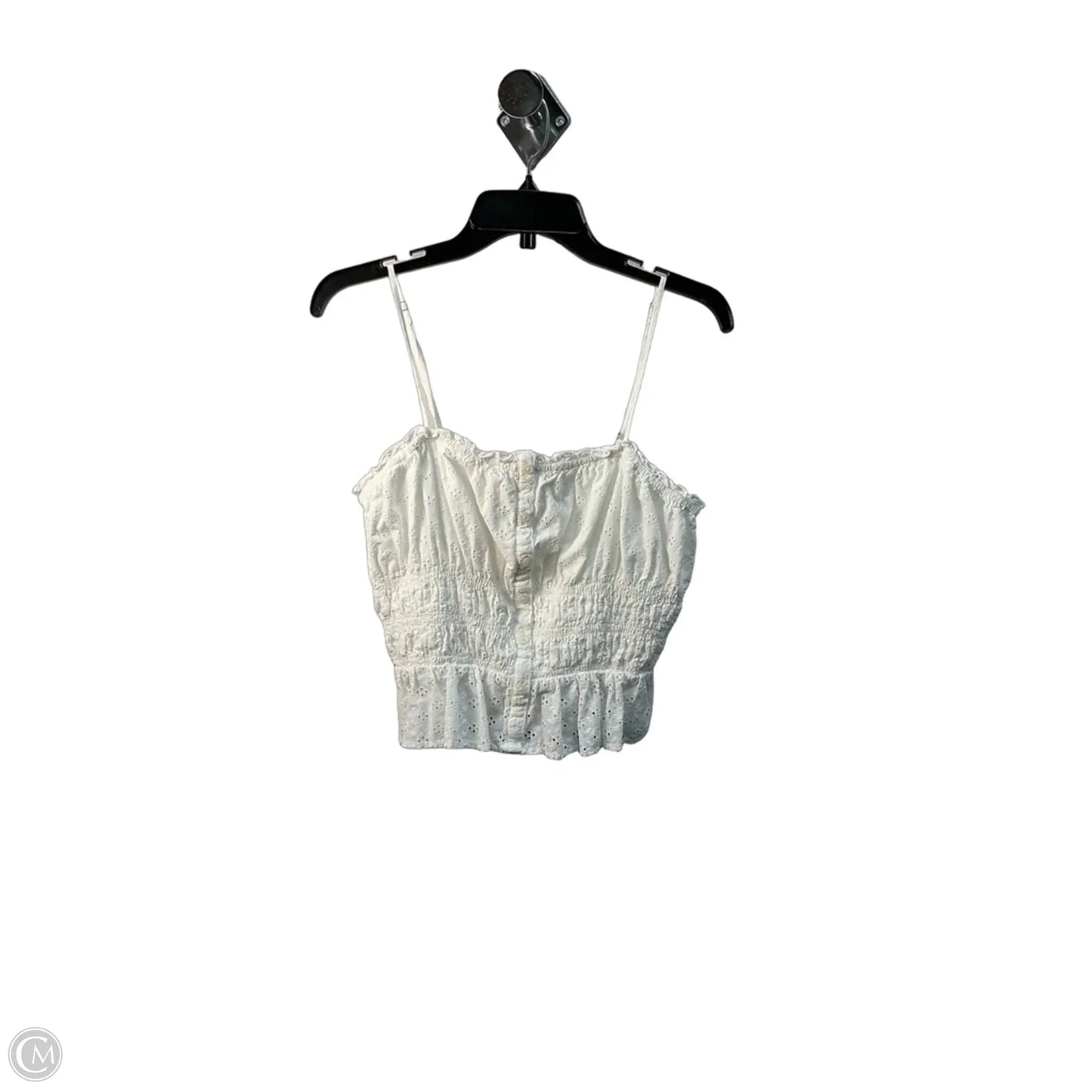 Top Sleeveless By Loft In White, Size: S