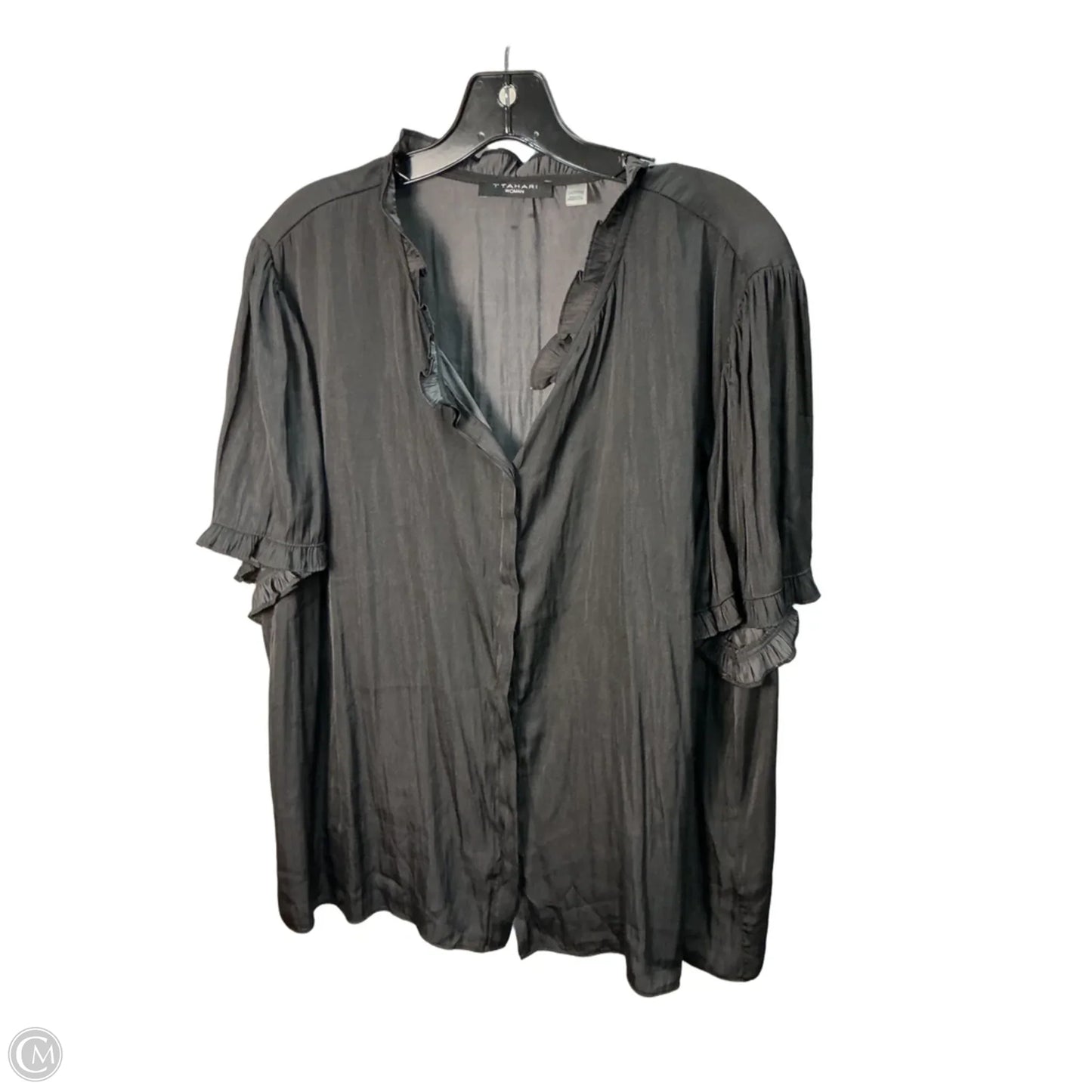 Top Sleeveless By T Tahari In Black, Size: 26