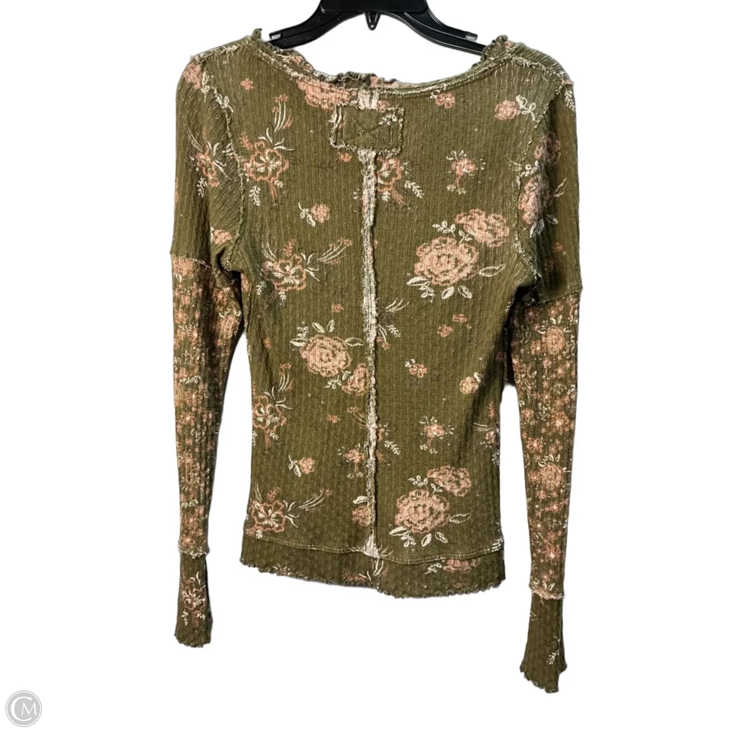 Top Long Sleeve By We The Free In Green, Size: S