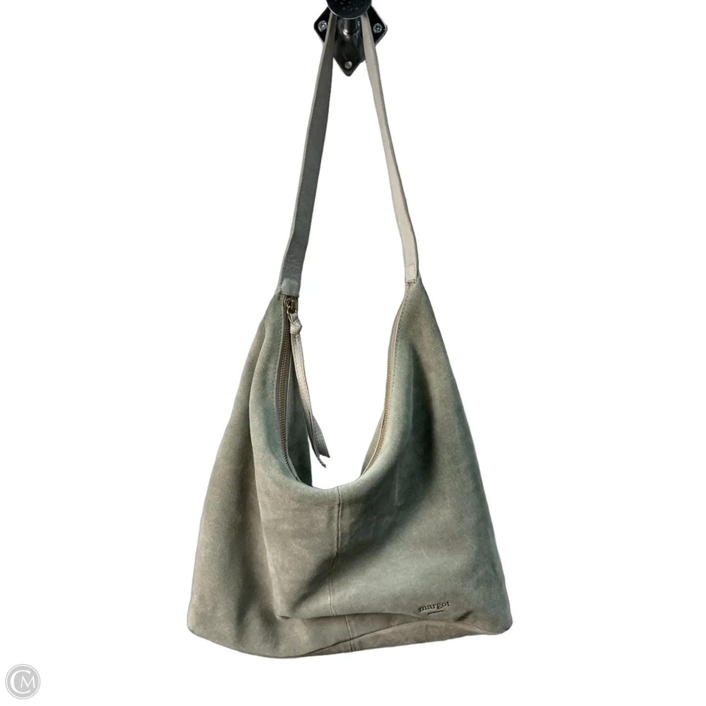 Handbag Leather By Margot, Size: Medium