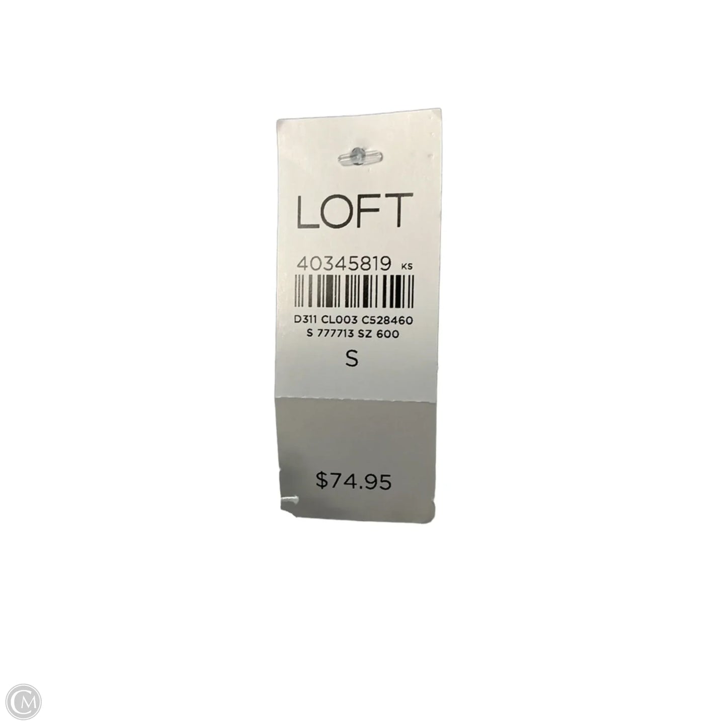 Top Short Sleeve By Loft In Blue, Size: S