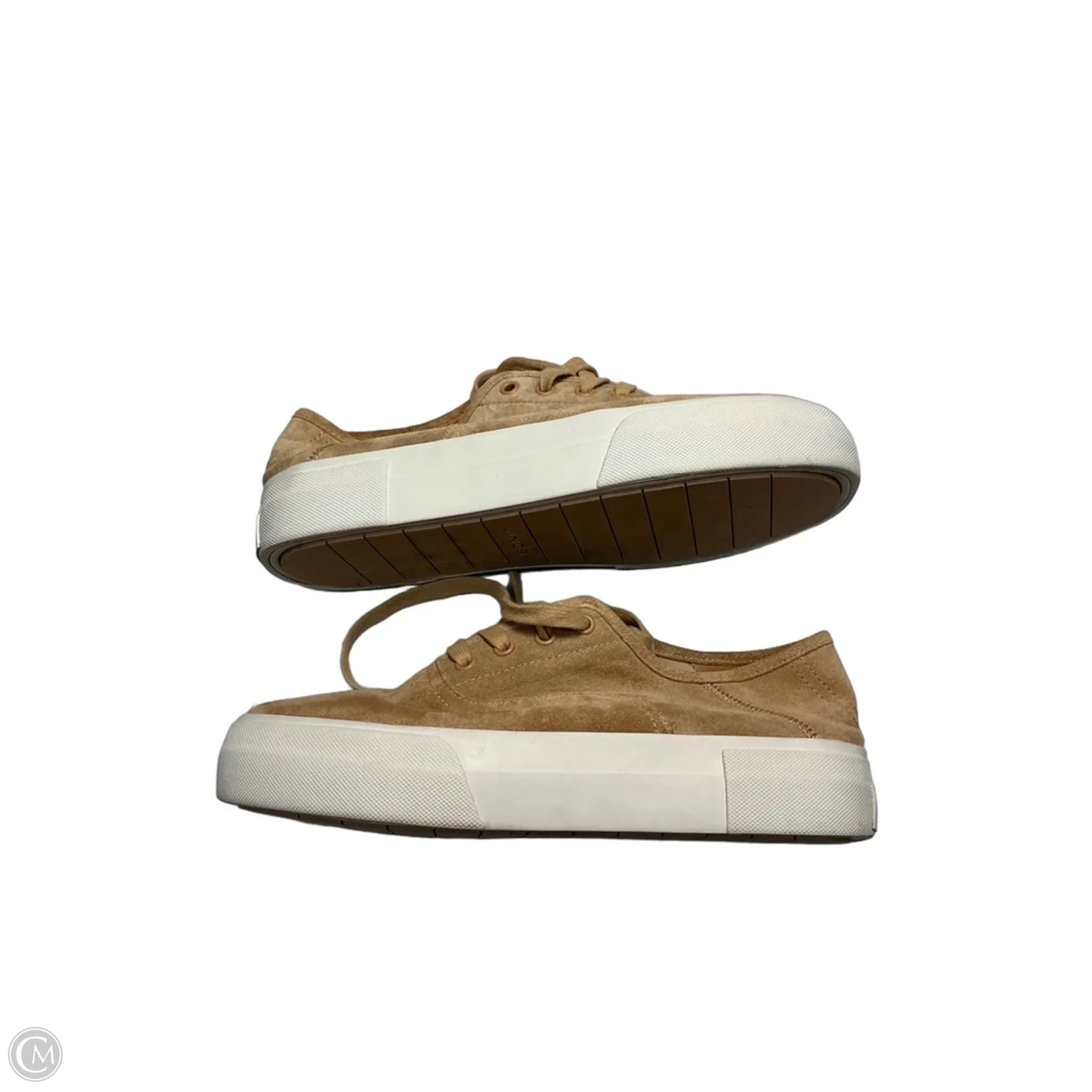 Shoes Sneakers By Vince In Tan, Size: 7.5