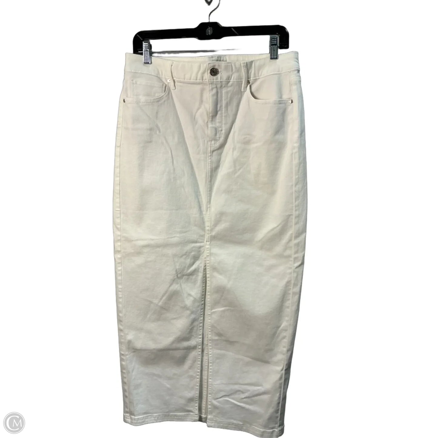 Skirt Maxi By White House Black Market In White, Size: 8