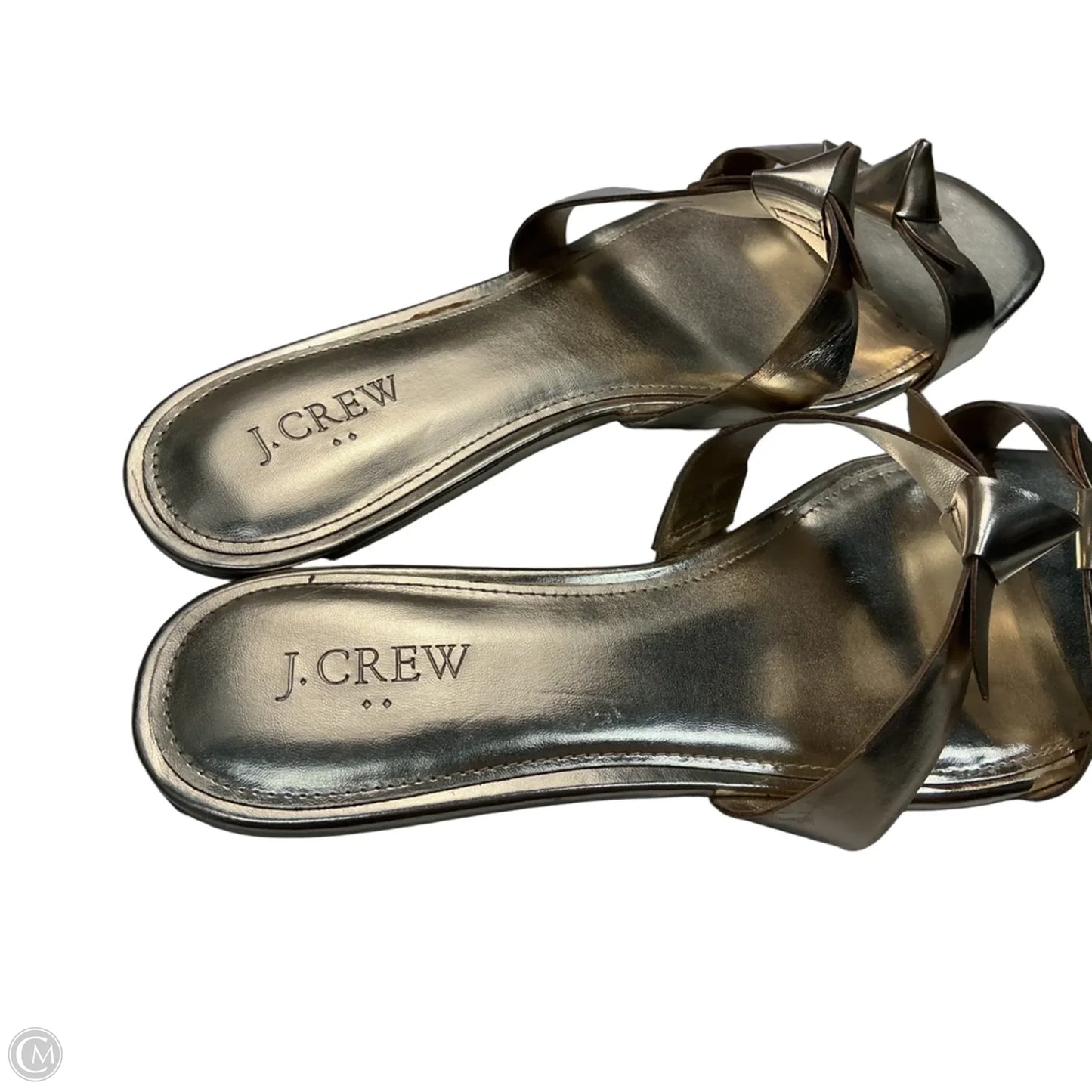 Sandals Flats By J. Crew In Gold, Size: 10