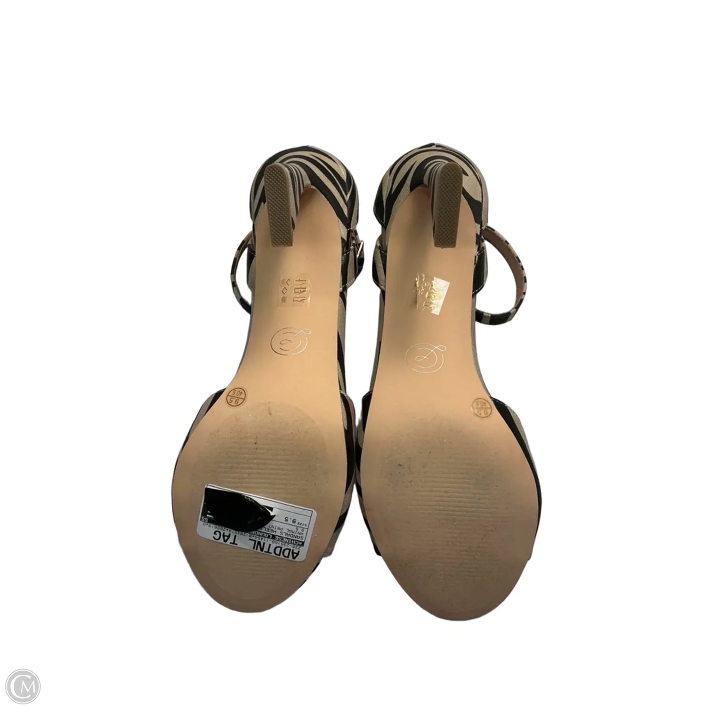 Sandals Heels Stiletto By Chinese Laundry In Animal Print, Size: 9.5