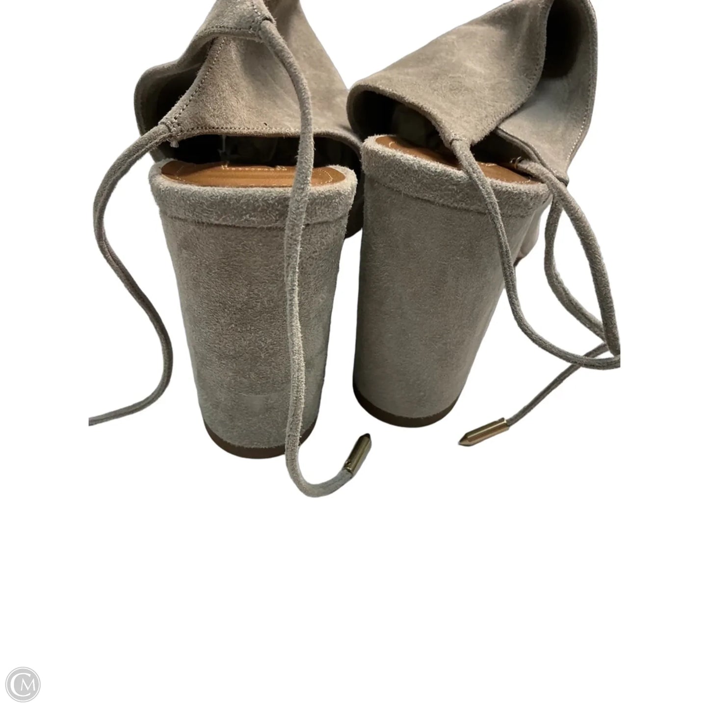 Sandals Designer By Aquazzura In Grey, Size: 7.5