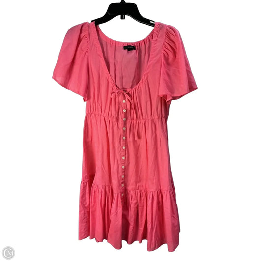 Dress Casual Midi By J. Crew In Pink, Size: S