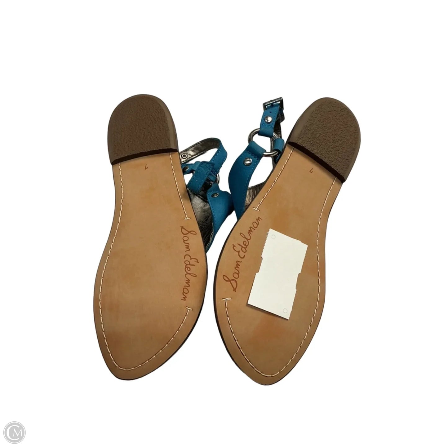 Sandals Flats By Sam Edelman In Blue, Size: 7