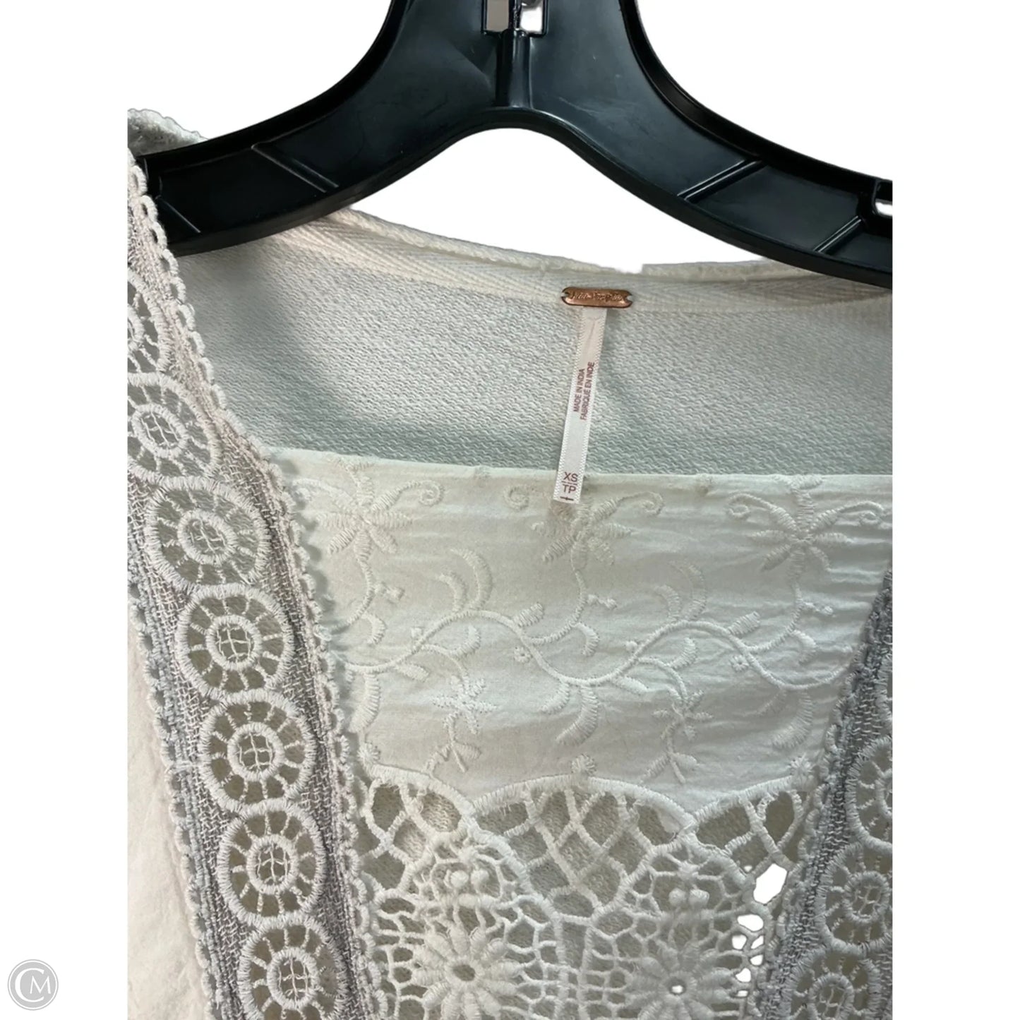 Top Long Sleeve By Free People In Cream, Size: Xs