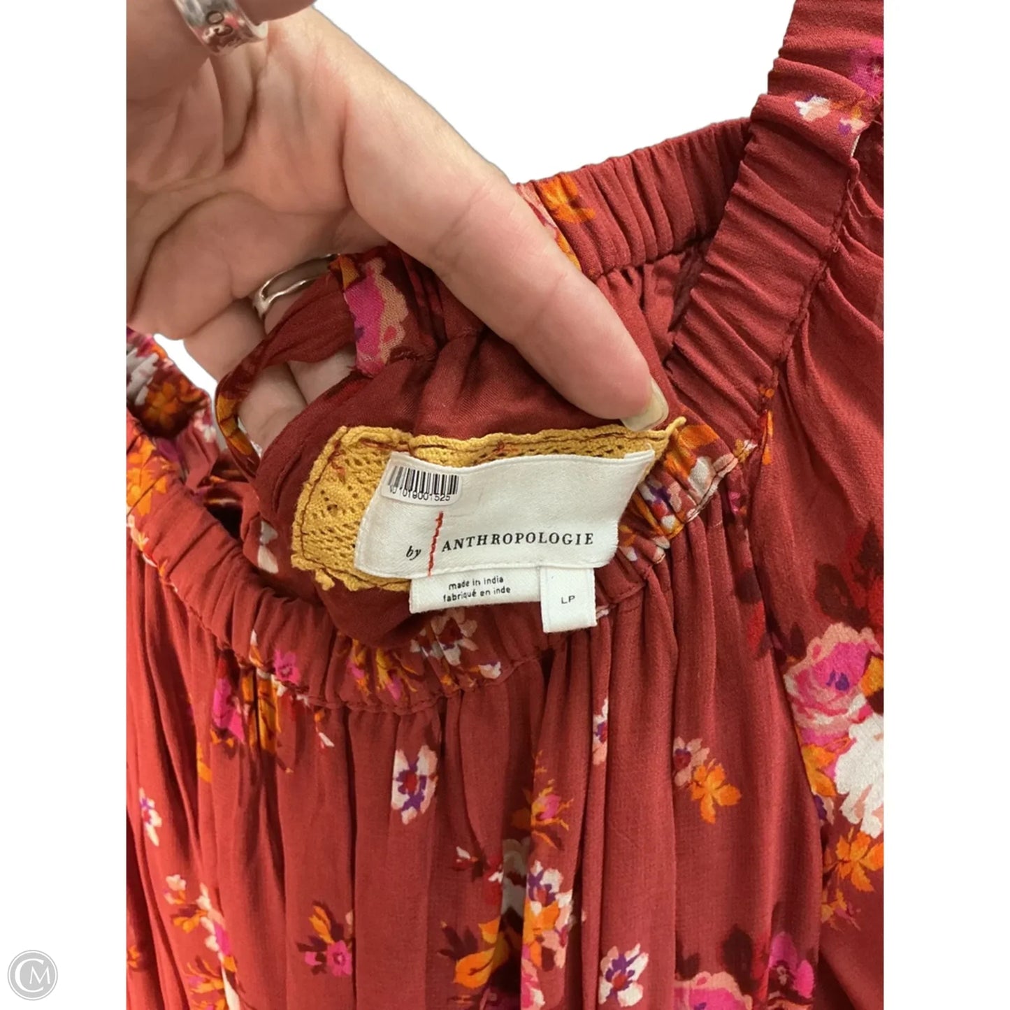 Dress Casual Midi By Anthropologie In Orange, Size: L