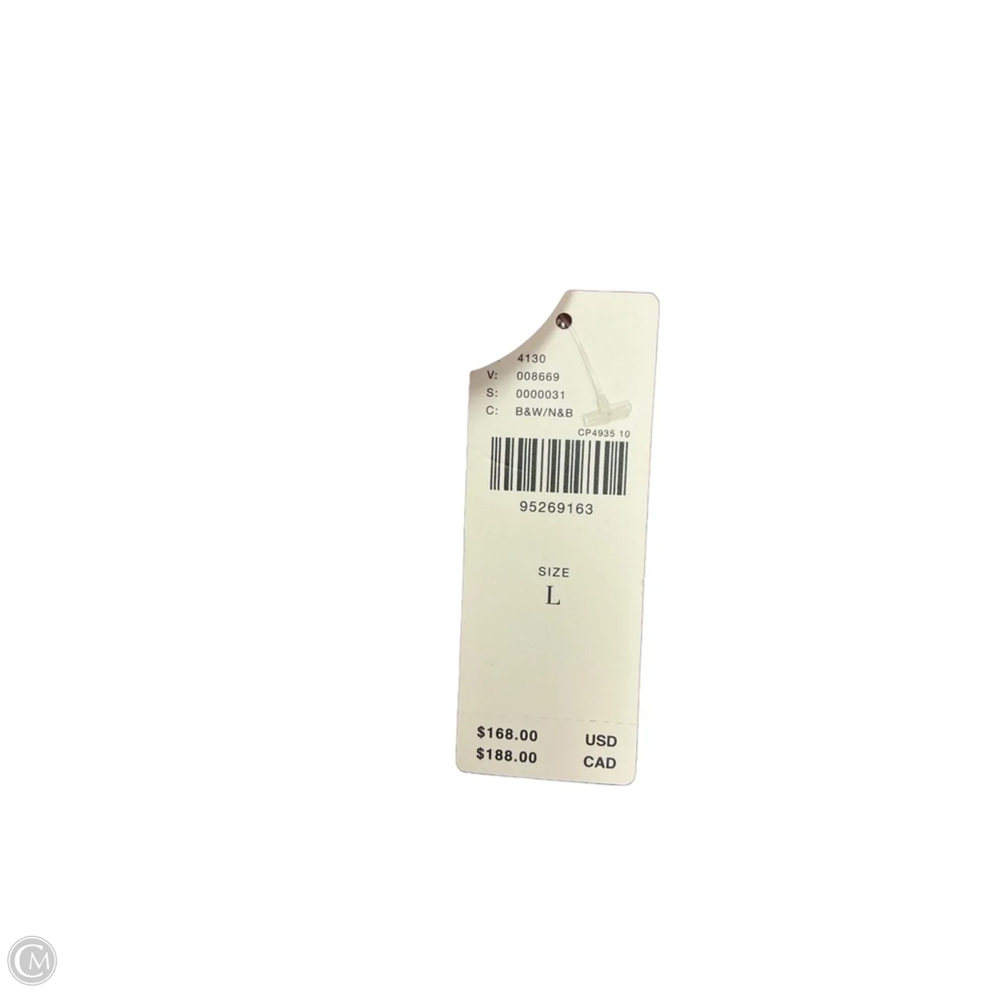 Dress Casual Short By Anthropologie In Black & Cream, Size: L