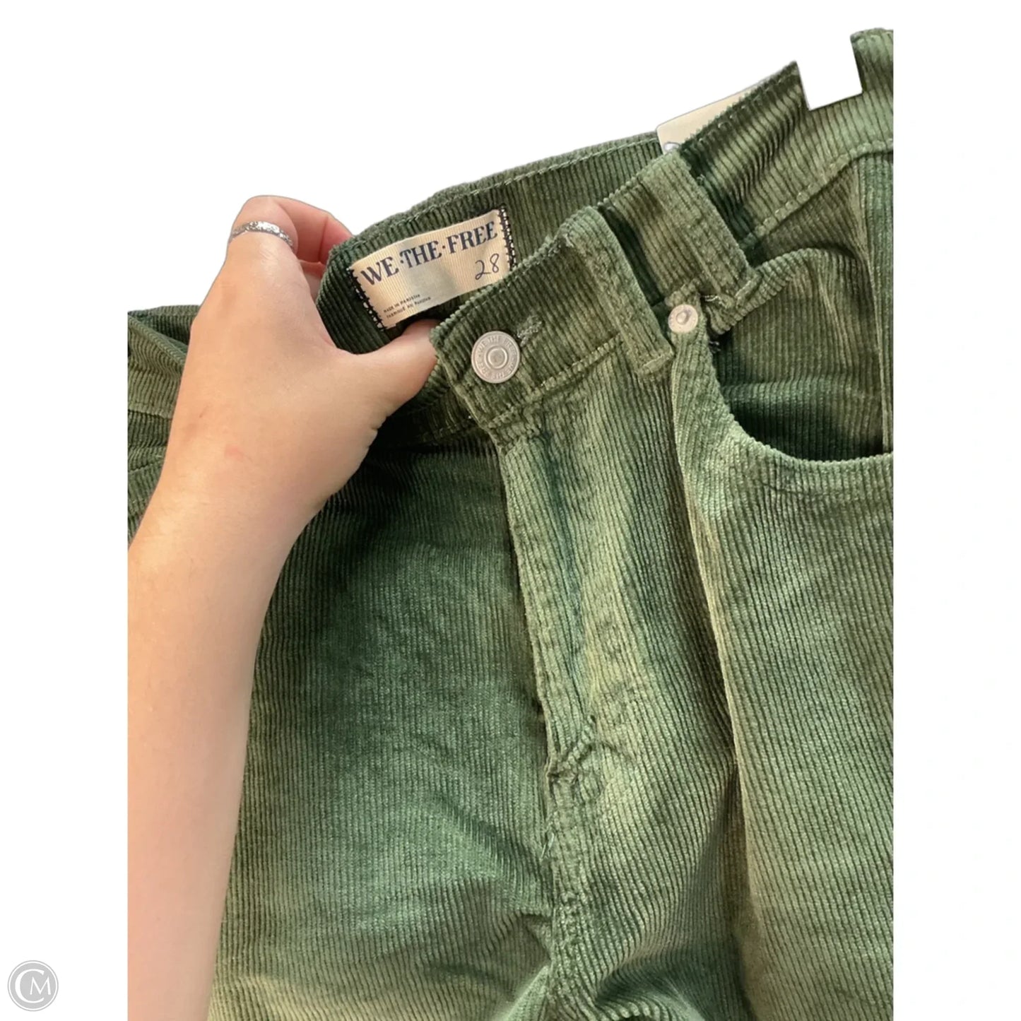 Pants Corduroy By We The Free In Green, Size: 4