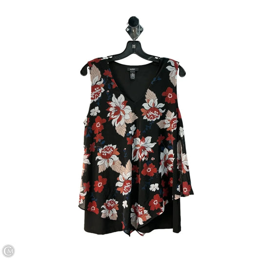 Top Sleeveless By Alfani In Black, Size: L