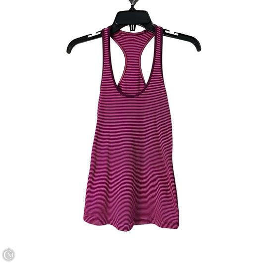 Athletic Tank Top By Lululemon In Pink, Size: M