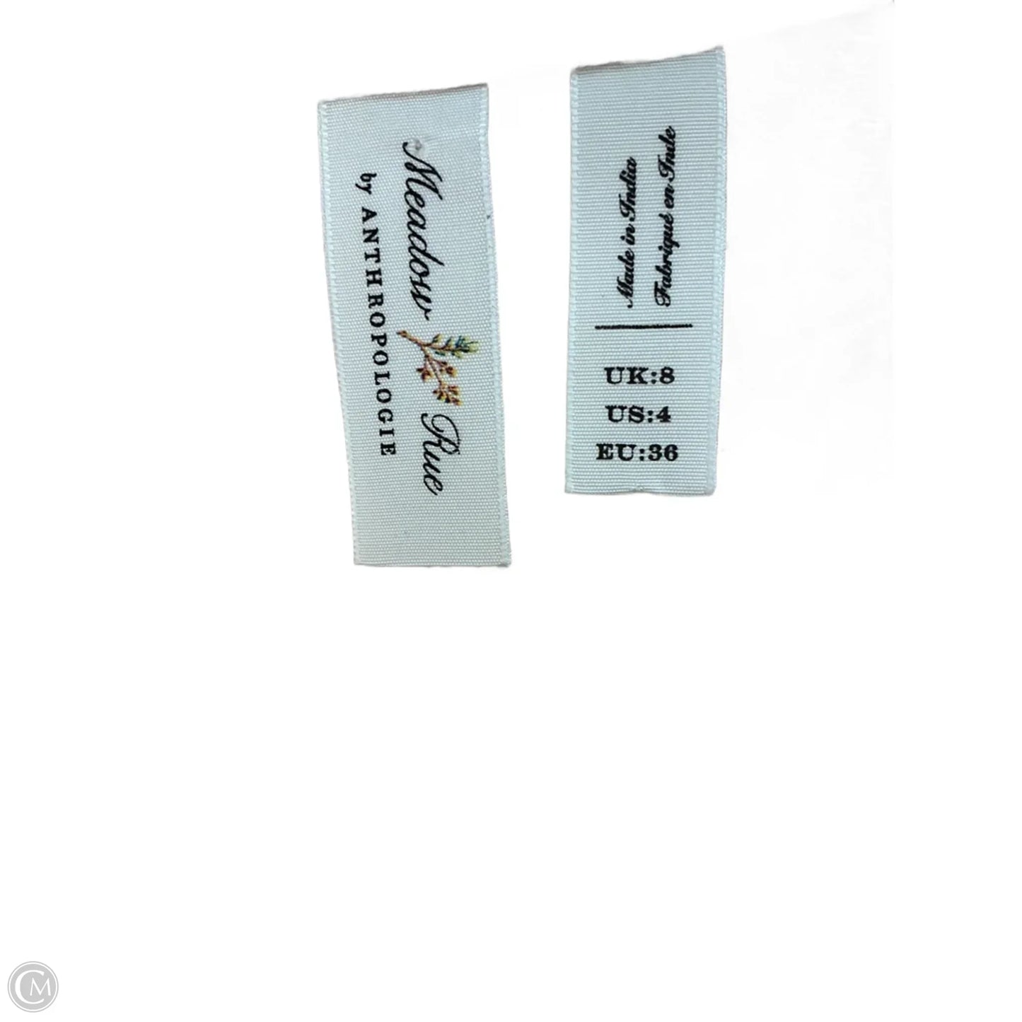 Top Short Sleeve By Anthropologie In Cream, Size: S