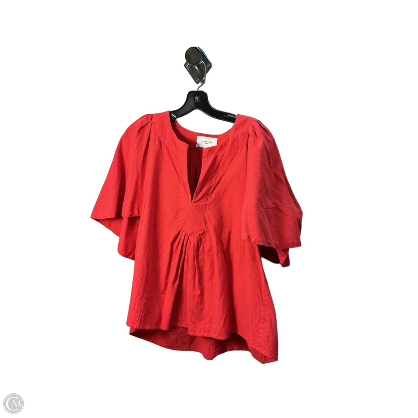Top Short Sleeve By Pomander Place In Pink, Size: M