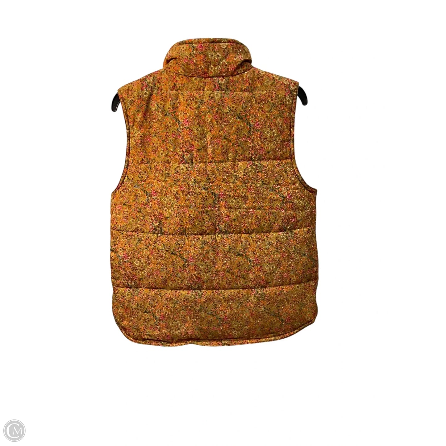 Vest Puffer & Quilted By Staccato In Orange, Size: L