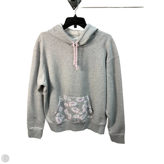 Sweater Hoodie Other By Nordstrom In Grey, Size: M