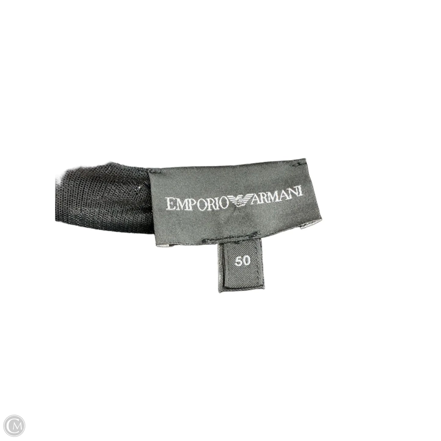 Dress Casual Maxi By Emporio Armani In Black, Size: Xl