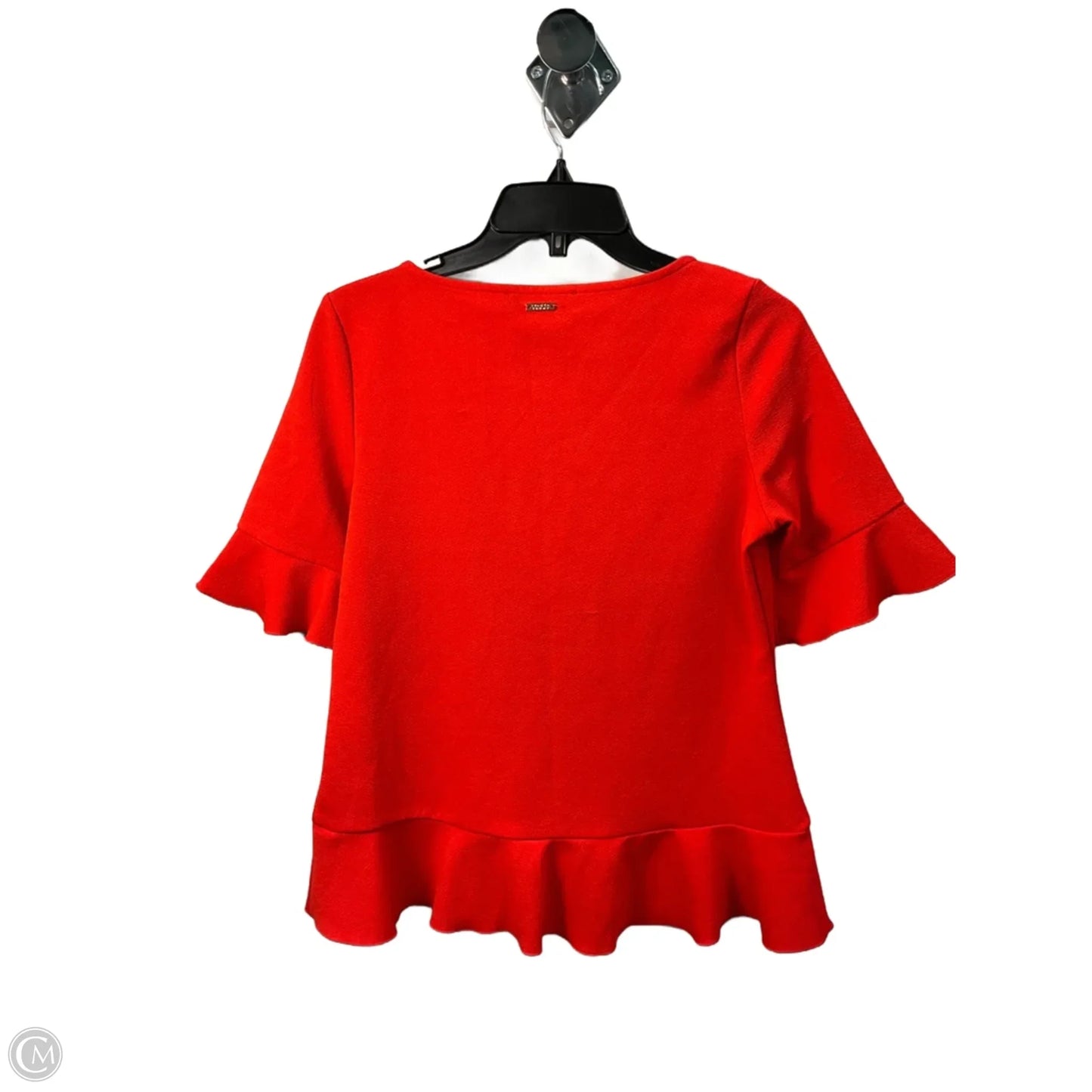 Top Short Sleeve By Ivanka Trump In Orange, Size: S