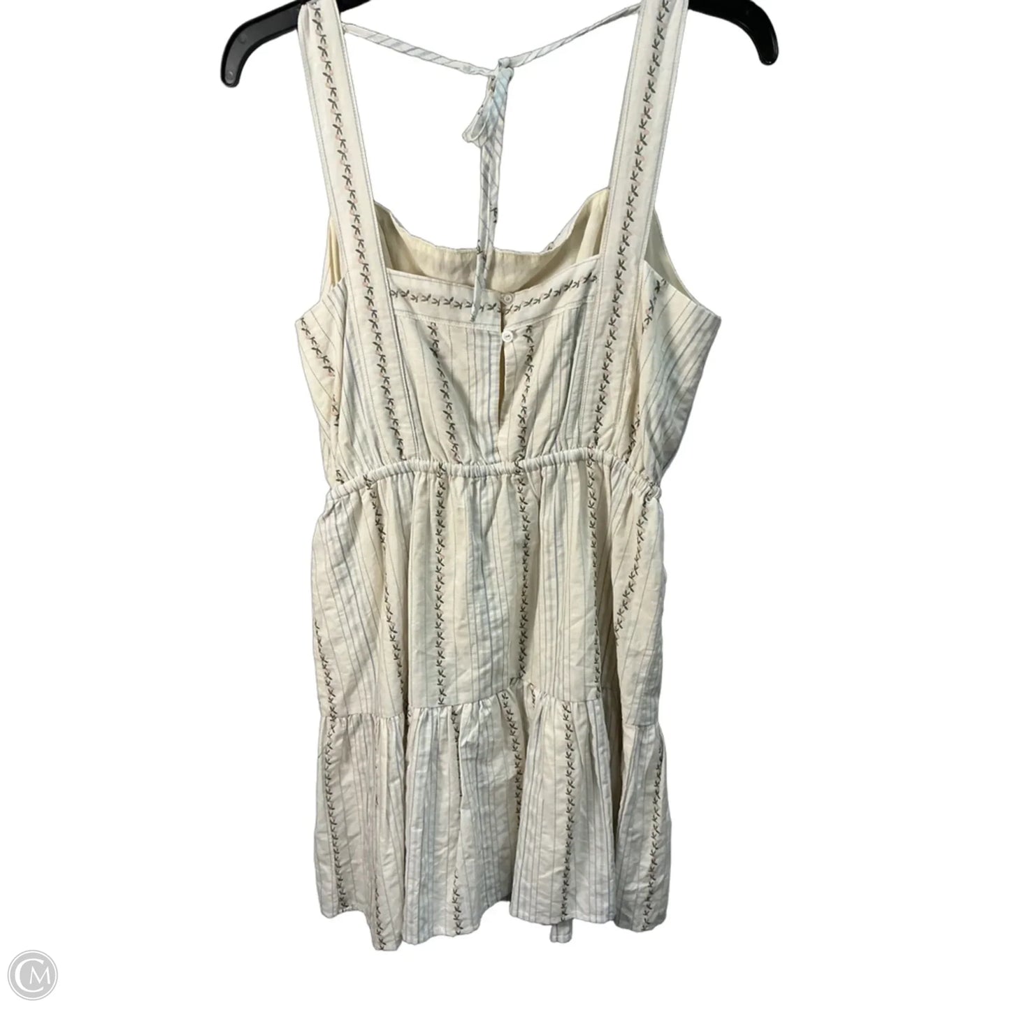 Dress Casual Midi By Storia In Cream, Size: M