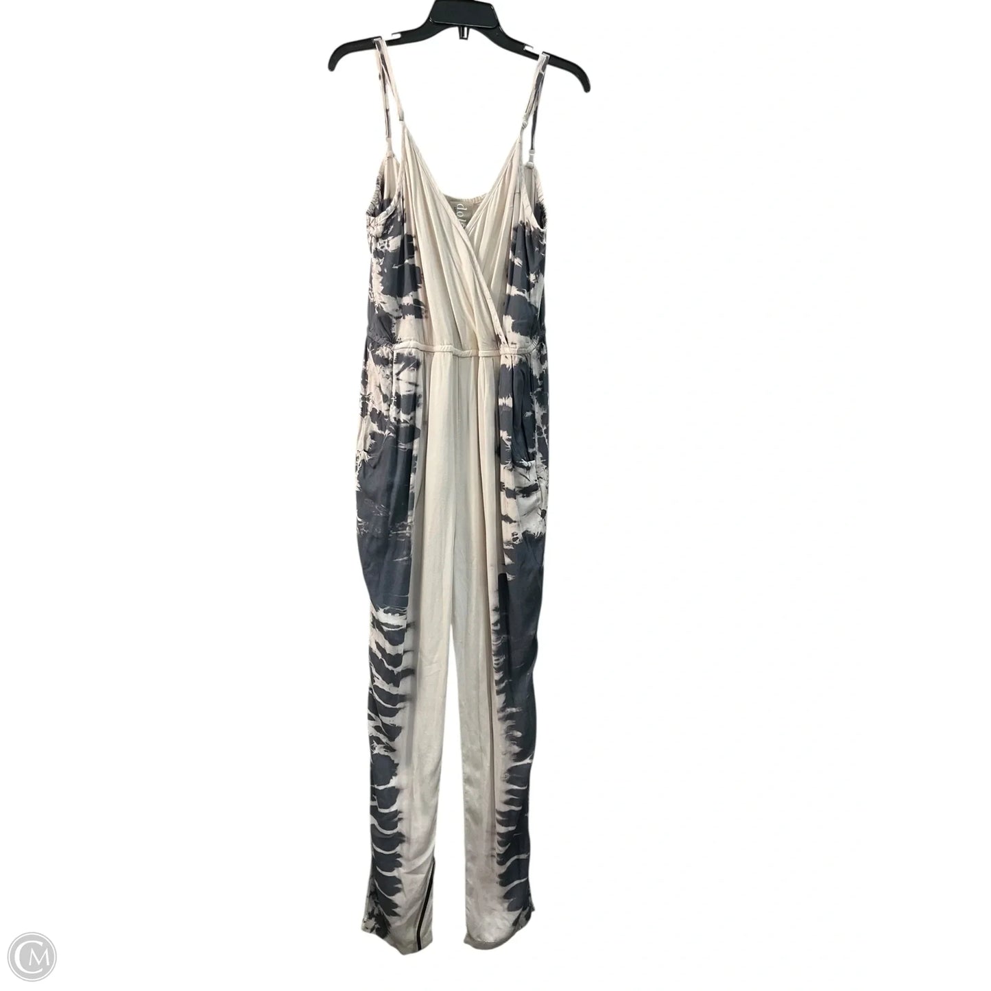 Jumpsuit By Dolan Left Coast In Tie Dye Print, Size: L