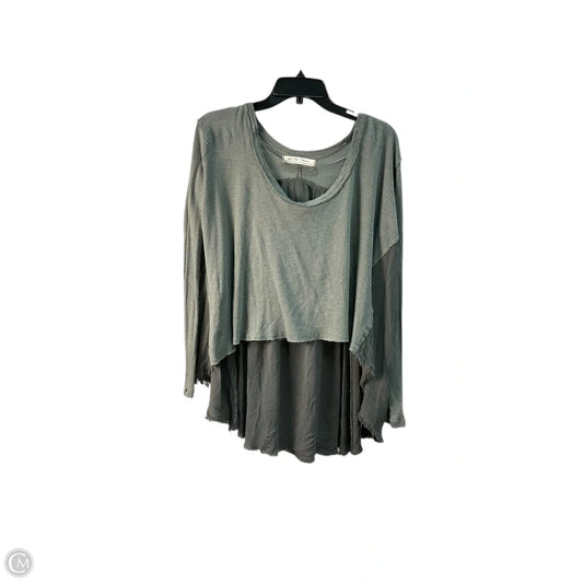 Top Long Sleeve By We The Free In Green, Size: Xs