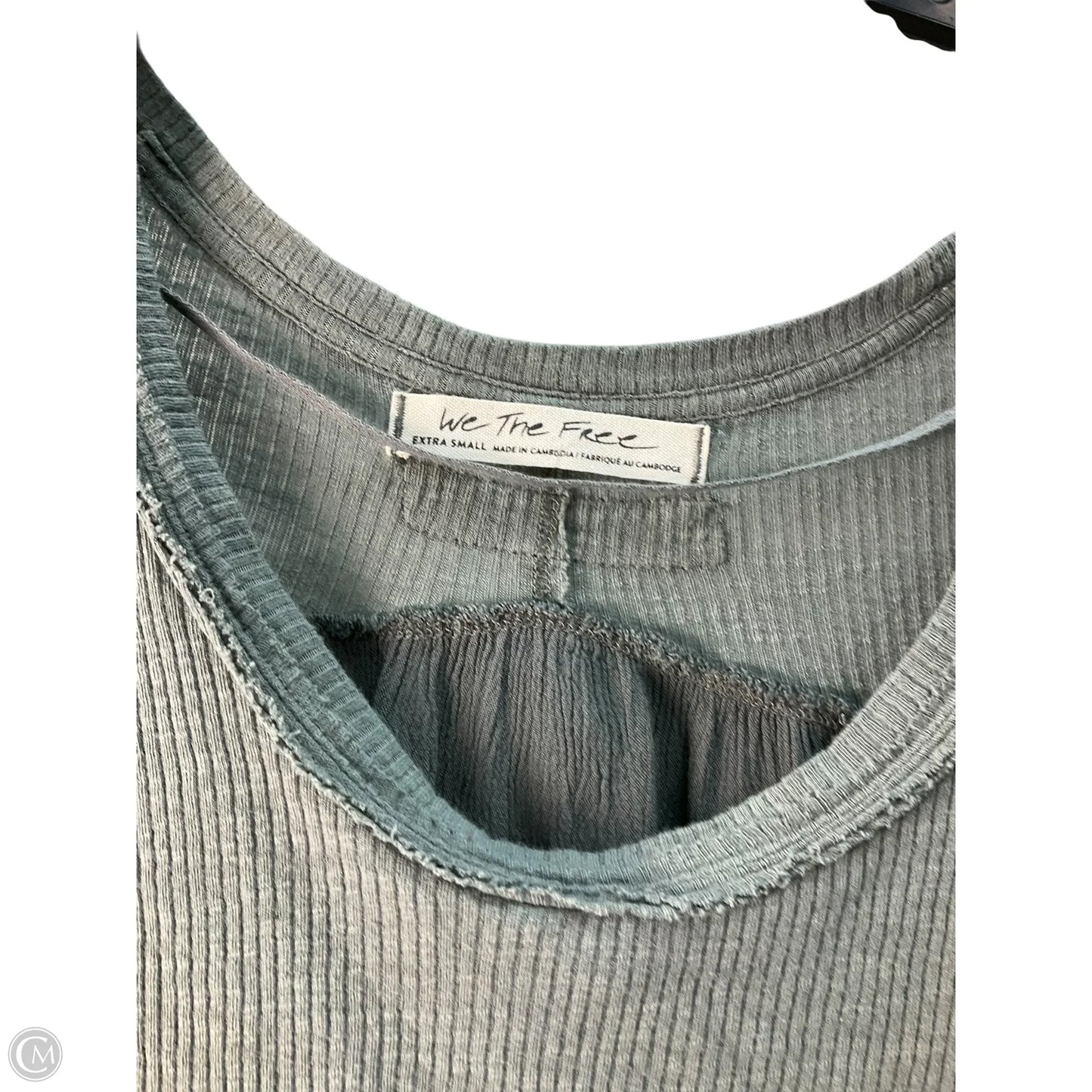 Top Long Sleeve By We The Free In Green, Size: Xs