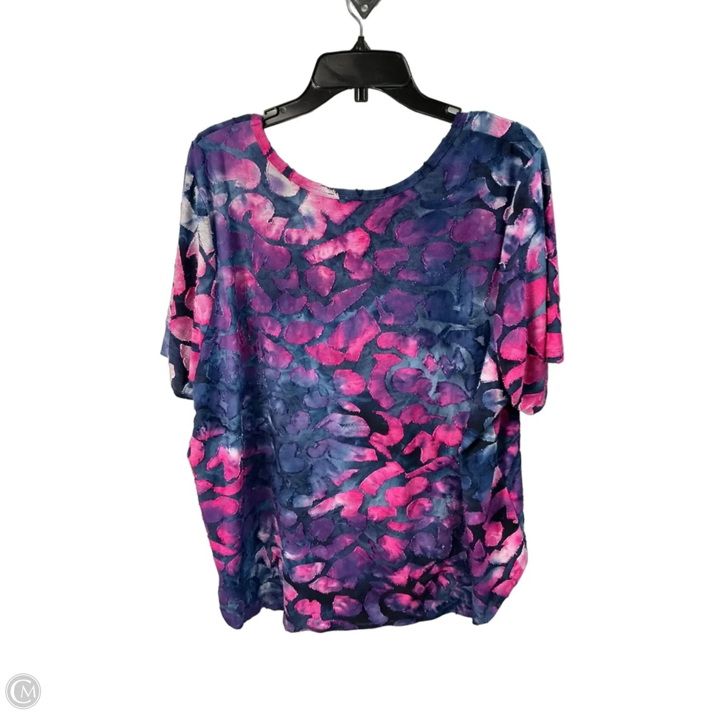 Top Long Sleeve By Karen Kane In Purple, Size: 24