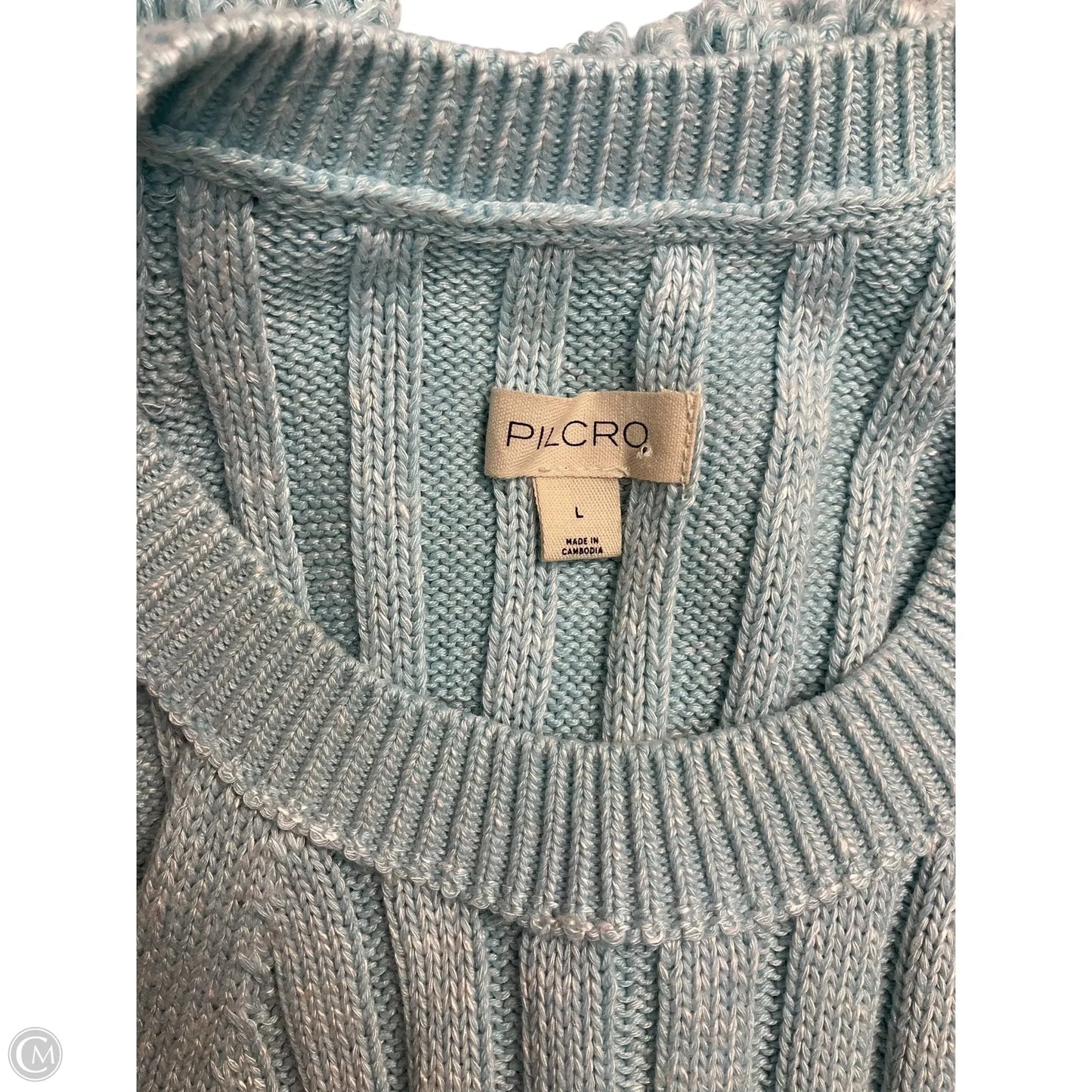 Top Sleeveless By Pilcro In Blue, Size: L