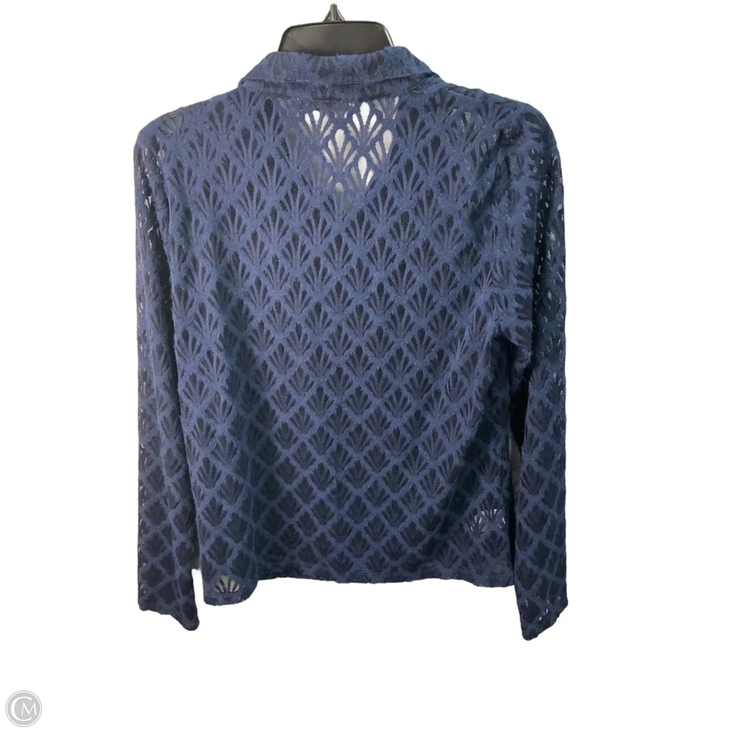 Top Long Sleeve By Loft In Blue, Size: L
