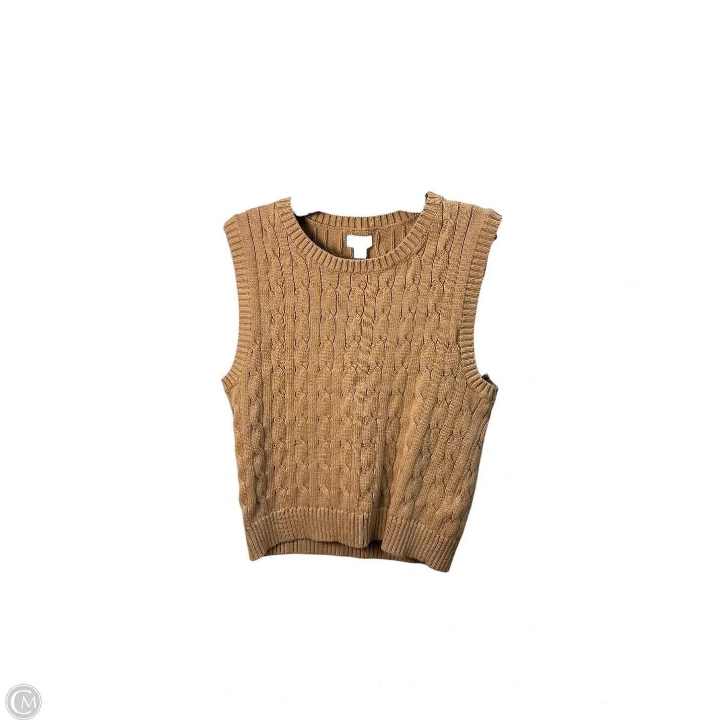 Top Sleeveless By J. Crew In Brown, Size: S