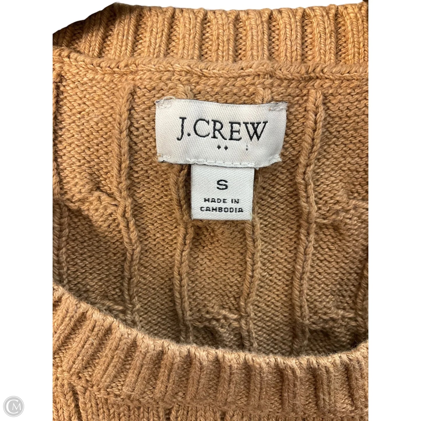 Top Sleeveless By J. Crew In Brown, Size: S
