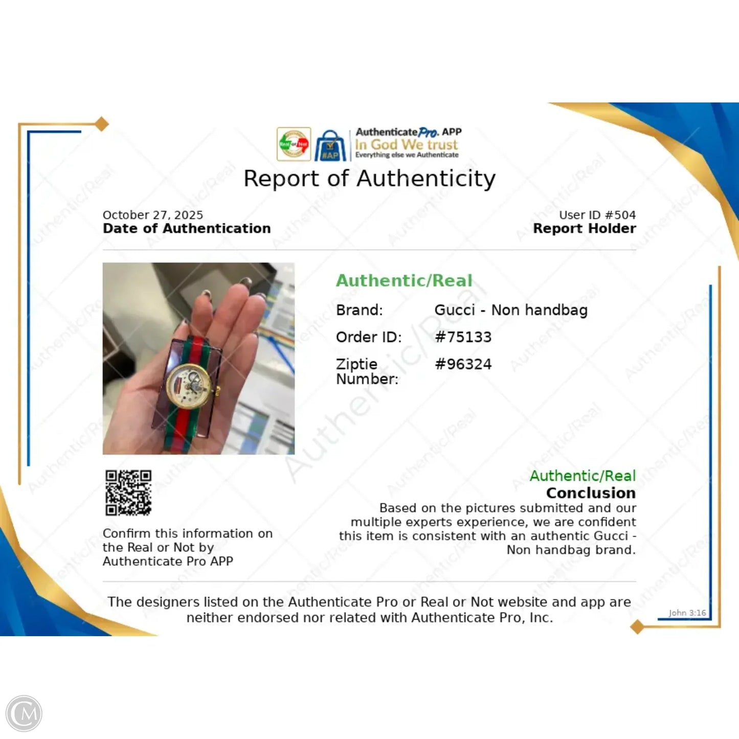 Watch Luxury Designer By Gucci