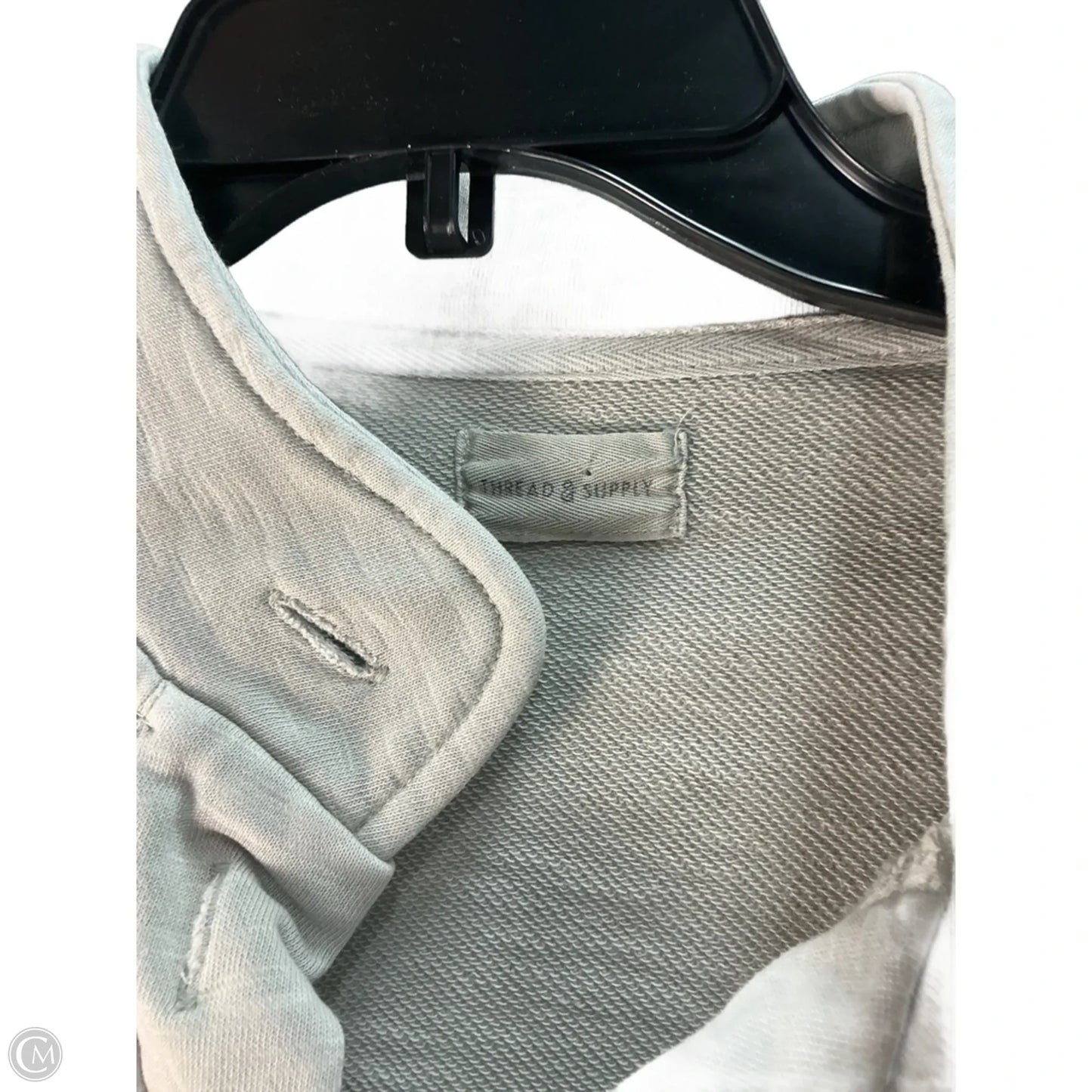 Sweatshirt Collar By Thread And Supply In Green, Size: S