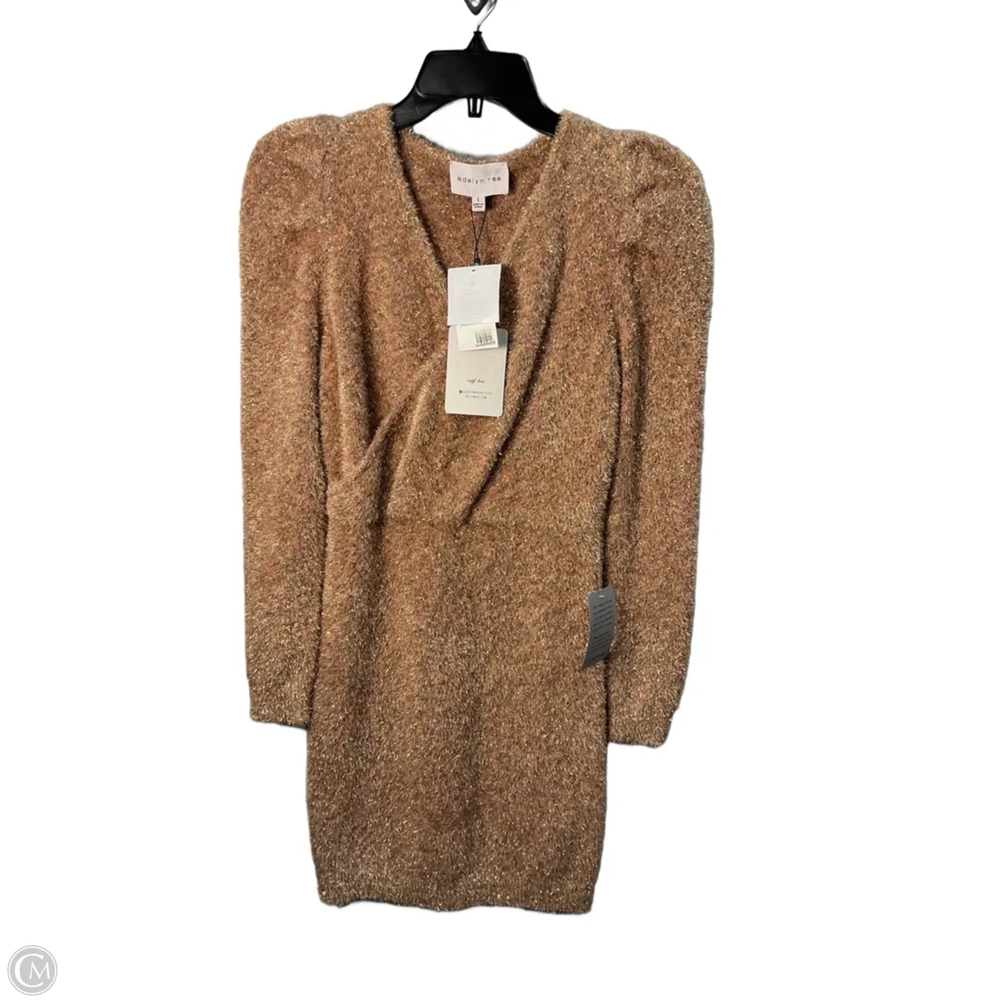Dress Party Midi By Adelyn Rae In Gold, Size: S