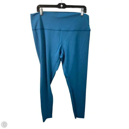 Athletic Leggings By Lululemon In Blue, Size: 16