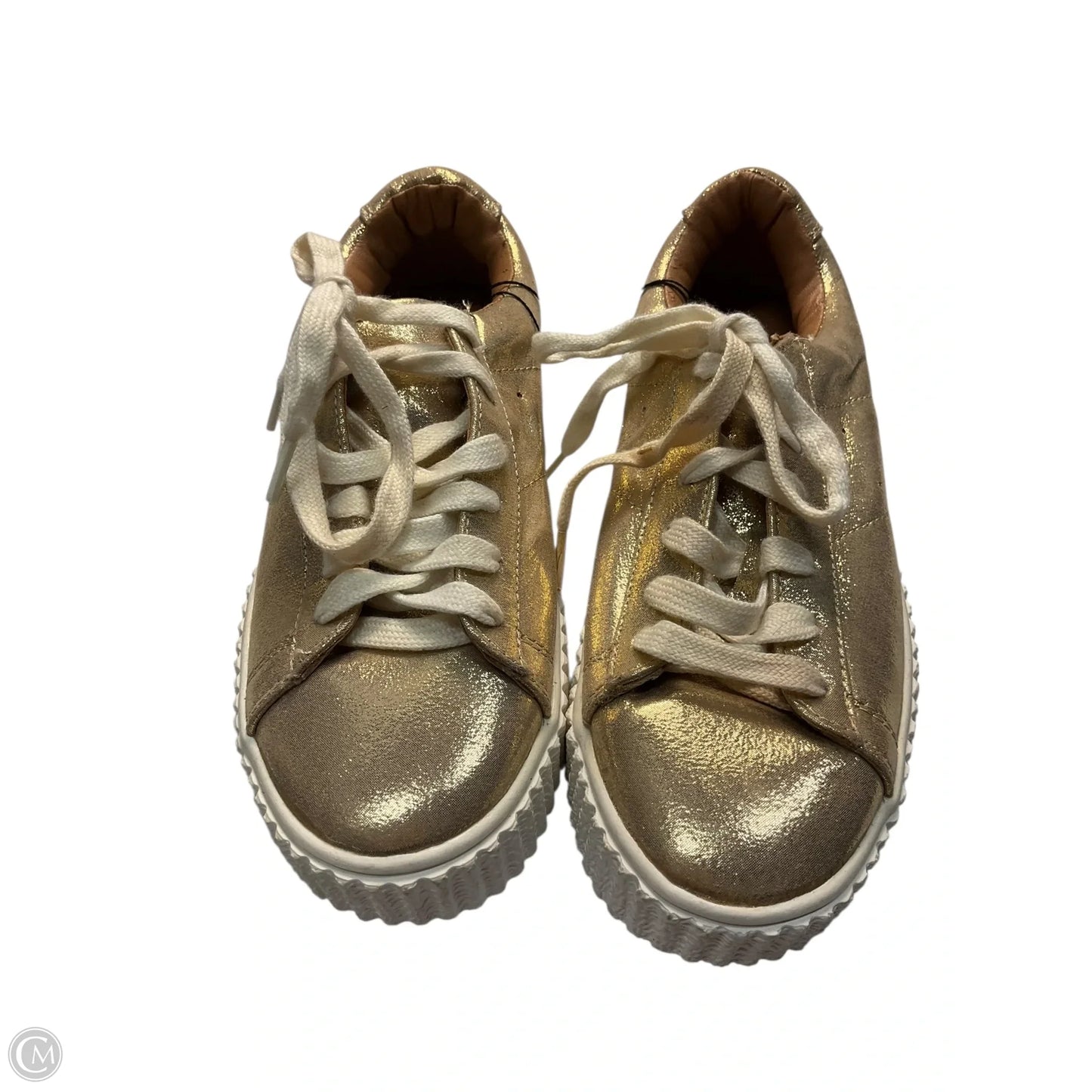Shoes Sneakers By Express In Gold, Size: 7