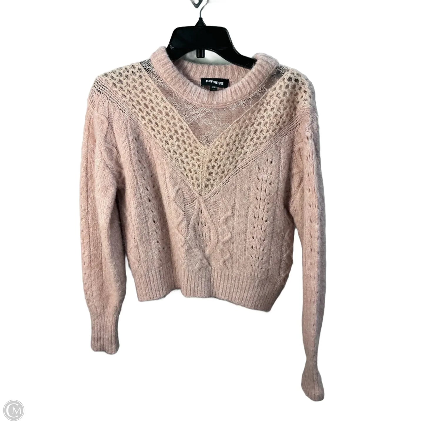 Sweater By Express In Pink, Size: Xs