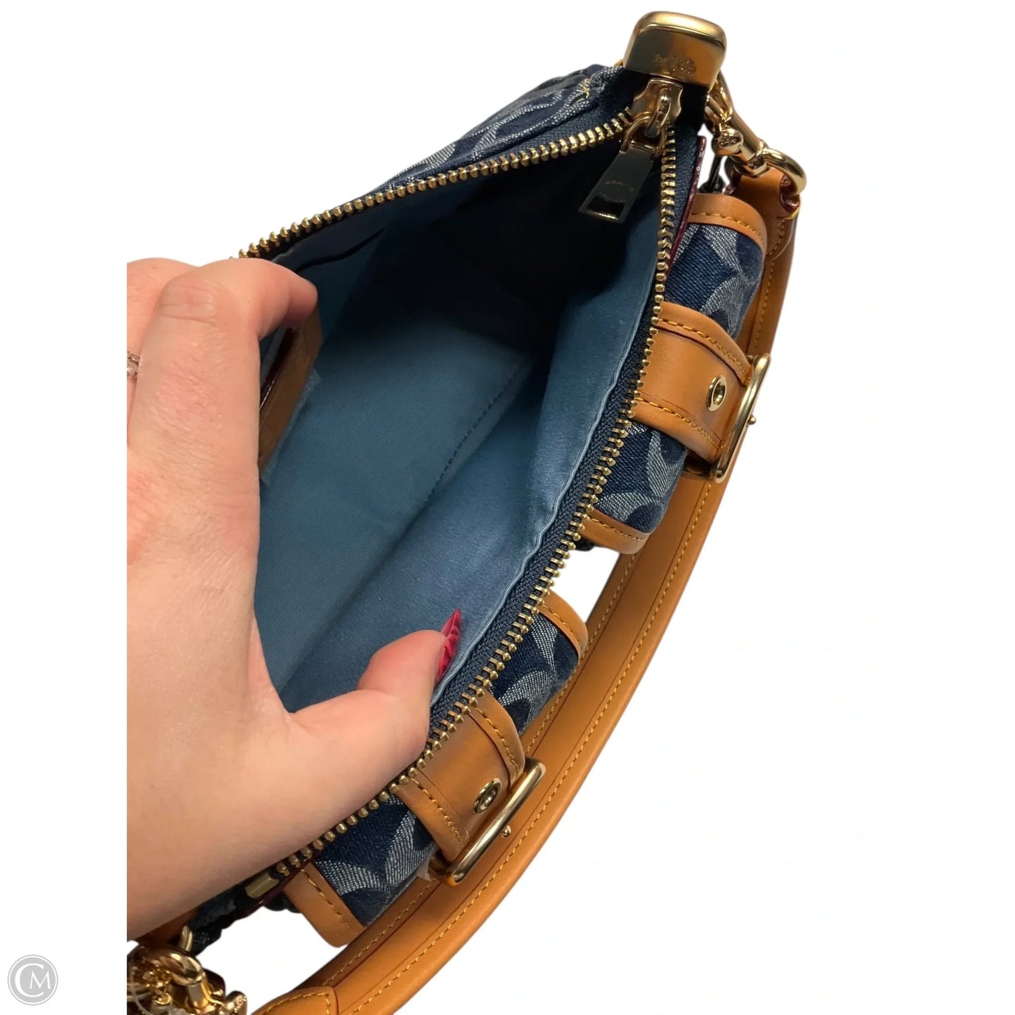 Handbag Designer By Coach, Size: Small