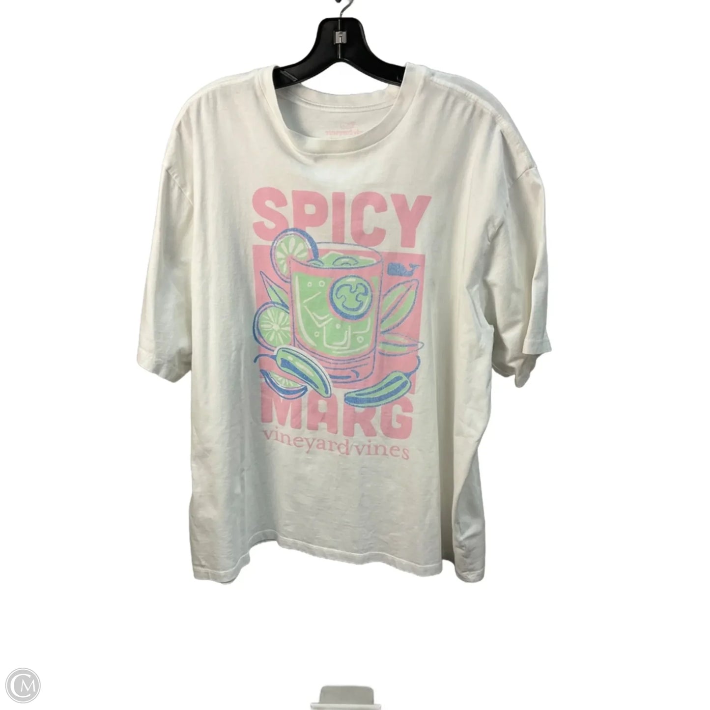 Top Short Sleeve Basic By Vineyard Vines In White, Size: 18